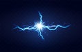 Lightning flash light thunder spark Royalty Free Stock Photo