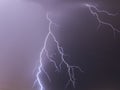 Thunderstorm Lightning flash electricity blast storm thunder