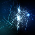 Lightning flash strike background Royalty Free Stock Photo