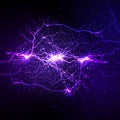 Lightning flash strike background Royalty Free Stock Photo