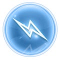 Lightning icon ice