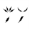 lightning icon illustration. lightning vector. lightning icon. lightning. lightning icon vector. lightning icons. lightning set. Royalty Free Stock Photo