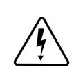 Lightning icon vector. levin illustration sign. power symbol. weather logo.