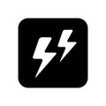 Lightning icon vector. levin illustration sign. power symbol. weather logo.