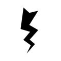 Lightning icon vector. levin illustration sign. power symbol. weather logo.