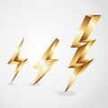 Lightning icon Royalty Free Stock Photo
