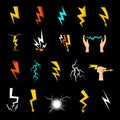 Lightning Icons Set