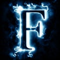 Lightning letter F