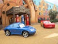 Lightning McQueen and Sally at Disney`s Art of Animation Resort