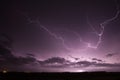 Lightning at Night in Central Nebraska