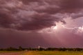 Lightning over Plains