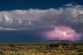 Lightning Ranch Royalty Free Stock Photo