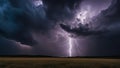 lightning in the sky A cosmic battle of forces, where the sky and the earth are enemies. The sky unleashes its fury