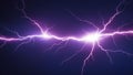 lightning in the sky plasma power energy background blue lightning bolt Royalty Free Stock Photo