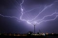 Lightning Stirke Cloud Royalty Free Stock Photo