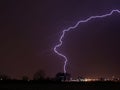 Lightning Stirke Cloud Royalty Free Stock Photo