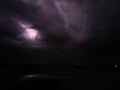 Lightning storm high desert Royalty Free Stock Photo