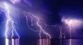Lightning storm Royalty Free Stock Photo