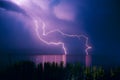 Lightning storm Royalty Free Stock Photo