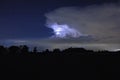 Lightning stormy night