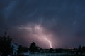 Lightning strike Royalty Free Stock Photo