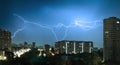 Lightning strike Royalty Free Stock Photo