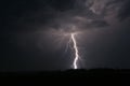 Lightning strike in Sweden Royalty Free Stock Photo