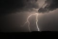 Lightning strike in Sweden Royalty Free Stock Photo