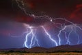 Lightning Strikes Royalty Free Stock Photo