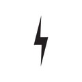 Lightning symbol electicity icon flash sign