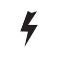 Lightning symbol electicity icon flash sign