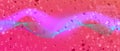 Lightning Tech Vector Background. Pink Blue Purple Background. Geometric Grunge Modern Layout. Digital Futuristic Slide. Fractal