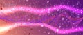 Lightning Tech Vector Background. Purple Blue Pink Background. Punk Futuristic Slide. Matrix Falling Binary Code. Fractal Liquid Royalty Free Stock Photo