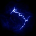 Lightning Thunderbolt template for design. Electric discharge in the sky