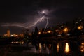 Lightning and thunderstorm