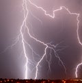 Lightning - Tucson, AZ Royalty Free Stock Photo