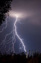 lightnings and thunder Royalty Free Stock Photo