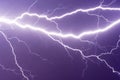 Lightnings and thunder bolt stike Royalty Free Stock Photo