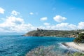 Lightouse of Capo Sant & x27;Elia Royalty Free Stock Photo