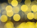 Lights as background with colorful natural bokeh. The blurred background. Luminaries