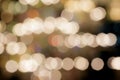 Lights blurred bokeh background from chrystal chandelier Royalty Free Stock Photo