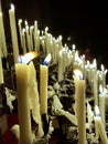 Lights and candles in the catholich church of Modena