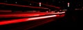 Lights of cars at night. Street line lights. Night highway city. Long exposure photograph night road. Colored bands of Royalty Free Stock Photo