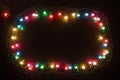 Lights Garland Colorful Background Royalty Free Stock Photo