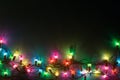 Lights Garland Colorful Background Royalty Free Stock Photo