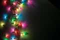 Lights Garland Colorful Background Royalty Free Stock Photo