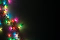 Lights Garland Colorful Background Royalty Free Stock Photo