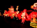 Lights and lanterns festival, Japanese garden in Singapore