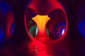 Lights in Luminarium Royalty Free Stock Photo