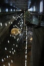 Lights in Salina Turda Turda Salt Mine Royalty Free Stock Photo